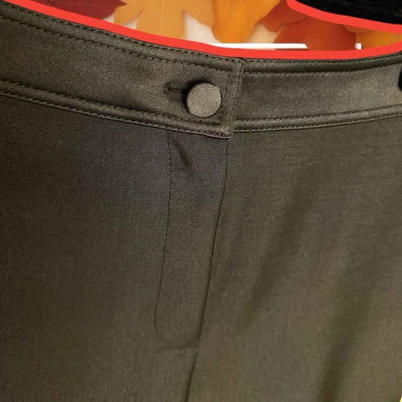 NWT Lanvin Paris Black Wool & Silk Tuxedo Side Striped Cropped Dress Trousers - Picture 12 of 16